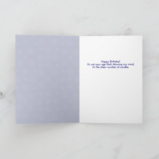 Funny Birthday Card for Him / Her Kaart (Binnen)