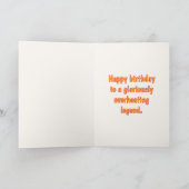 Funny Birthday Card for Midlife Women Still Hot  Kaart (Binnen)