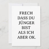    Funny birthday card for younger friends (Voorkant)