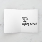 Funny Birthday Card Kaart (Binnen)