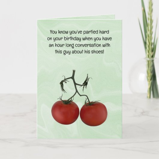 Funny Birthday Card Kaart (Voorkant)