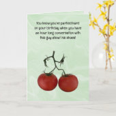 Funny Birthday Card Kaart (Gele Bloem)