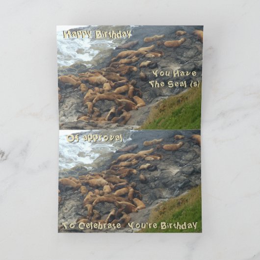 Funny Birthday Card Kaart (Binnen)