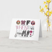 Funny Birthday Card Kaart (Gele Bloem)