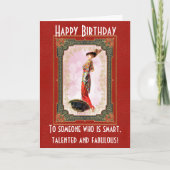 Funny  Birthday Card Kaart (Voorkant)