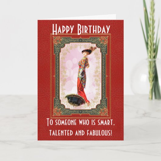Funny  Birthday Card Kaart (Voorkant)