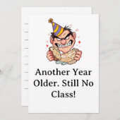 Funny Birthday Card Kaart (Voorkant / Achterkant)