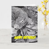 Funny Birthday Card Kaart (Gele Bloem)