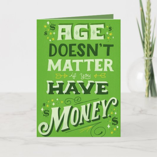 Funny Birthday Card Kaart (Voorkant)