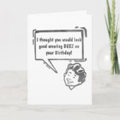 Funny Birthday Card Kaart (Voorkant)