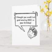 Funny Birthday Card Kaart (Gele Bloem)