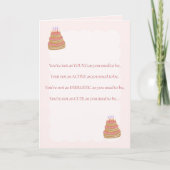 Funny Birthday Card Kaart (Voorkant)
