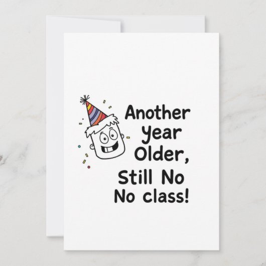 Funny Birthday Card Kaart (Voorkant)