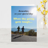 Funny Birthday Card Kaart (Gele Bloem)