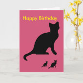 Funny Birthday Card Kaart (Gele Bloem)