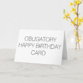 Funny Birthday Card Kaart (Gele Bloem)