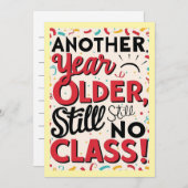 Funny Birthday Card Kaart (Voorkant / Achterkant)