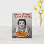 Funny birthday card kaart (Gele Bloem)