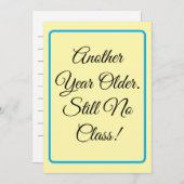 Funny Birthday Card Kaart (Voorkant / Achterkant)