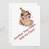 Funny Birthday Card Kaart (Voorkant / Achterkant)