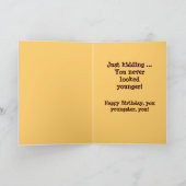 Funny Birthday Card Kaart (Binnen)