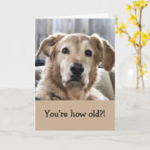 Funny Birthday Card Kaart (Gele Bloem)