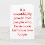 Funny Birthday Card Kaart<br><div class="desc">De beste verjaardagscitaten op de beste verjaardagskaart</div>