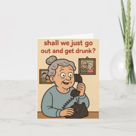 Funny Birthday card Kaart