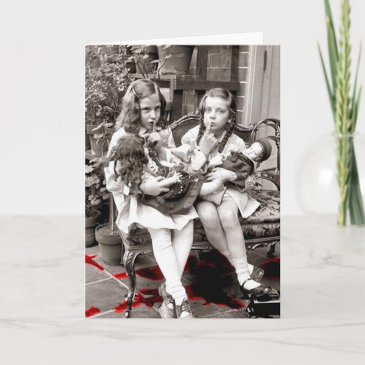 Funny  Birthday Card Kaart (Voorkant)