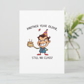Funny Birthday Card Kaart (Staand voorkant)