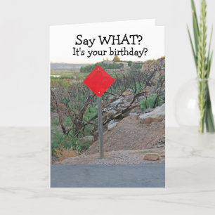 Funny Birthday Card Mannen Birthday Card Kaart