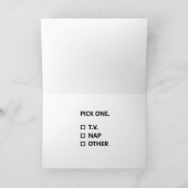 Funny Birthday Card Office Humor Kaart (Binnen)