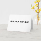 Funny Birthday Card Office Humor Kaart (Gele Bloem)
