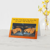 Funny Birthday Card Twin cats denken dat je oud be Kaart (Gele Bloem)