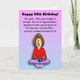 Funny Birthday Card:  Viering 50e verjaardag Kaart