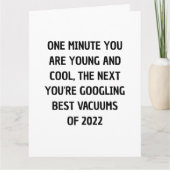 Funny Birthday Card voor hem of haar | Beste vacuü Kaart (Voorkant)