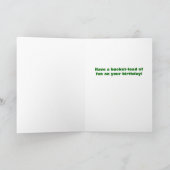 Funny Birthday Card voor man - Beer bucket list Kaart (Binnen)