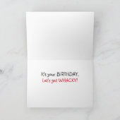 Funny Birthday Card - Whack-a-Mole Kaart (Binnen)