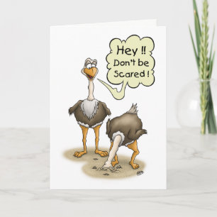 Funny Birthday Cards: Don't Be Scared 2 Kaart
