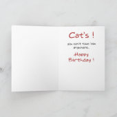 Funny Birthday Cards Kaart (Binnen)