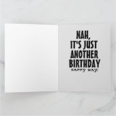 FUNNY BIRTHDAY CARDTOON DOOM! DOOM! BIG-Kaart Kaart (Binnen)