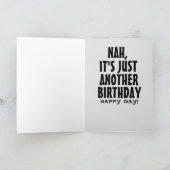 FUNNY BIRTHDAY CARDTOON DOOM! DOOM! Wenskaart Kaart (Binnen)