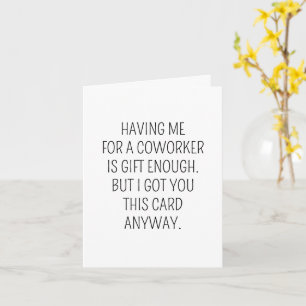 Funny Birthday Collega Humor Ging Away Kaart