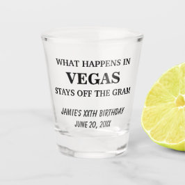 Funny Birthday Creëer je eigen schopglas Shot Glas