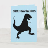 FUNNY BIRTHDAY DINOSAUR KAARTEN (Voorkant)