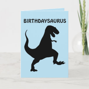 FUNNY BIRTHDAY DINOSAUR KAARTEN