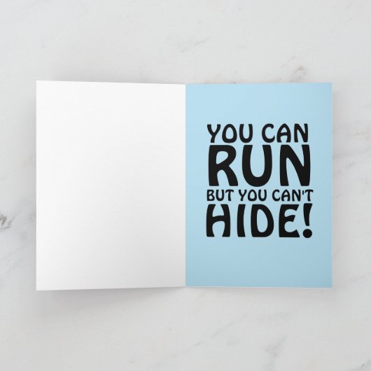 FUNNY BIRTHDAY DINOSAUR KAARTEN (Binnen)