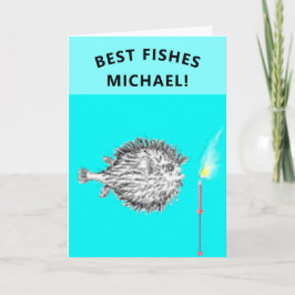 Funny Birthday Fish Kaart