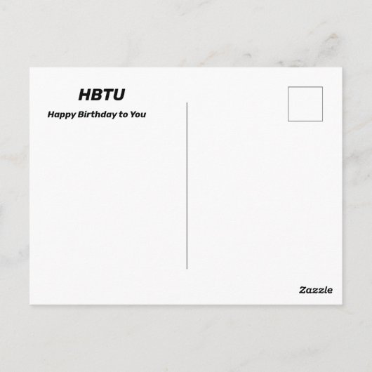 Funny Birthday for Seniors Card Briefkaart (Achterkant)