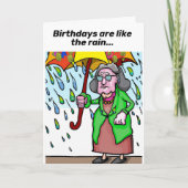 Funny Birthday for Seniors Card Kaart (Voorkant)
